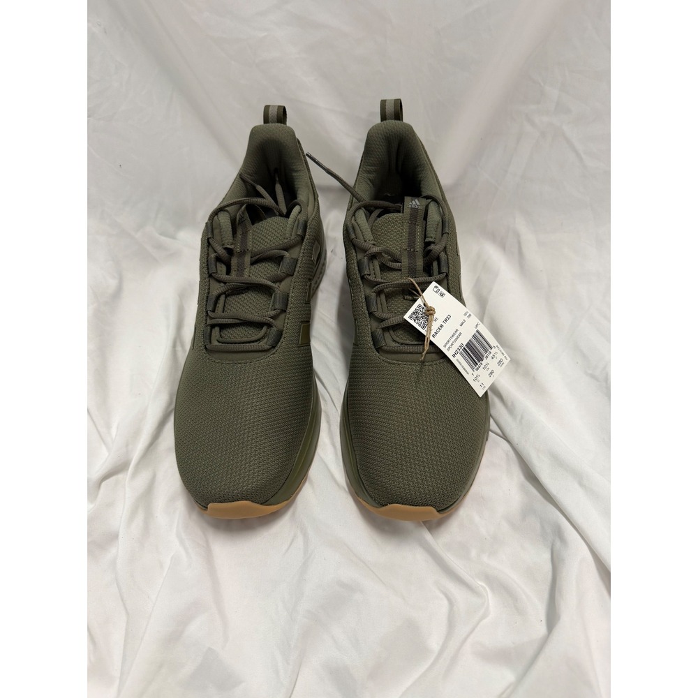 Adidas Racer TR23 Mens Running Shoes Olive Green Gum Sole IH2330 Size 11
